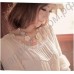 Винтажное ожерелье Elegant Colorful Pearl Flower
